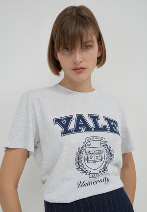Calliope COLLEGE  - T-shirt con stampa - grigio