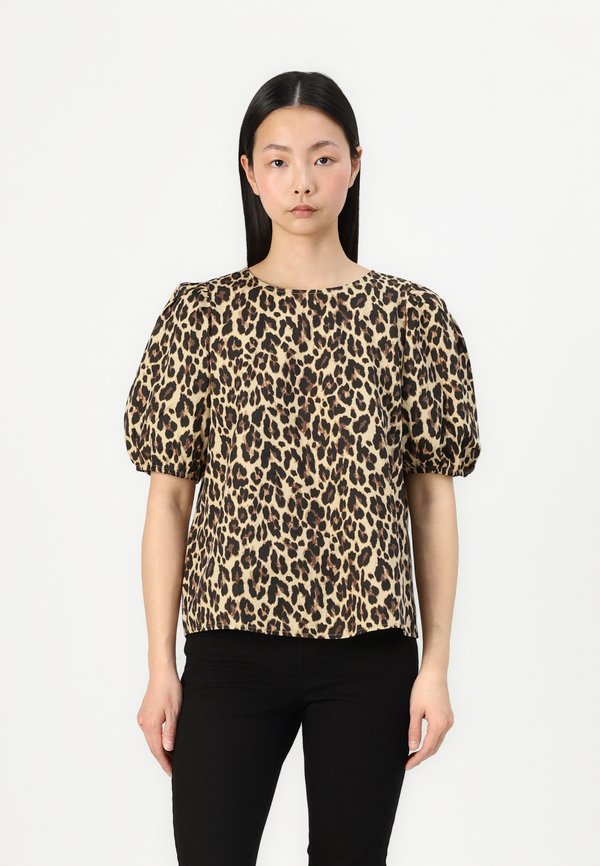 VMLEONA O NECK - Blouse - oatmeal