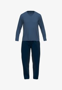 Selected, blau mittel uni
