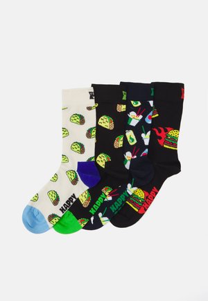 Happy Socks BURGER TACO AWAY UNISEX 4 PACK  - Chaussettes - multi
