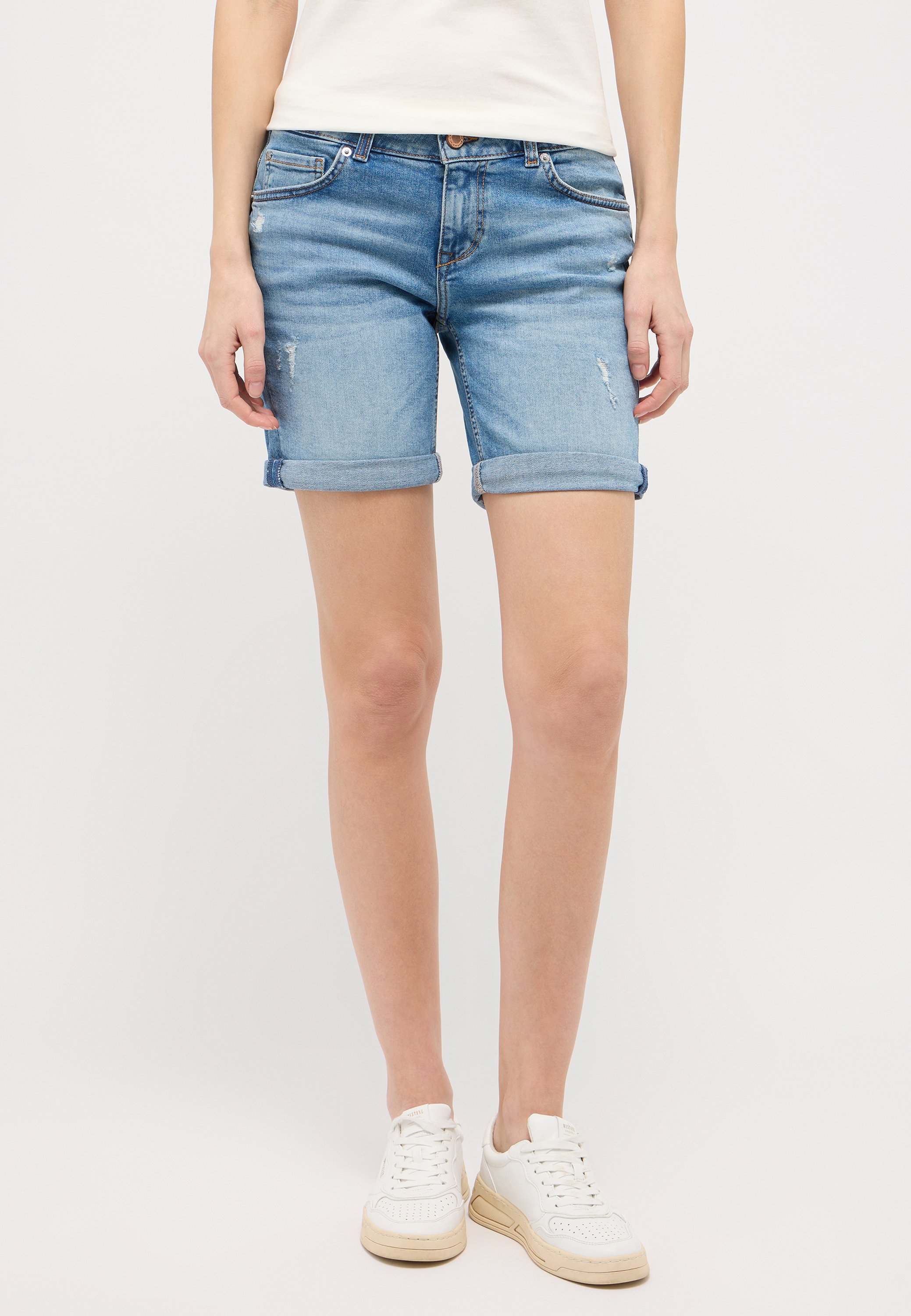 【mnem】Frill Bermuda Pants DENIM BERMUDA SHORTS - Boys' | Yellow | NAME IT Poland