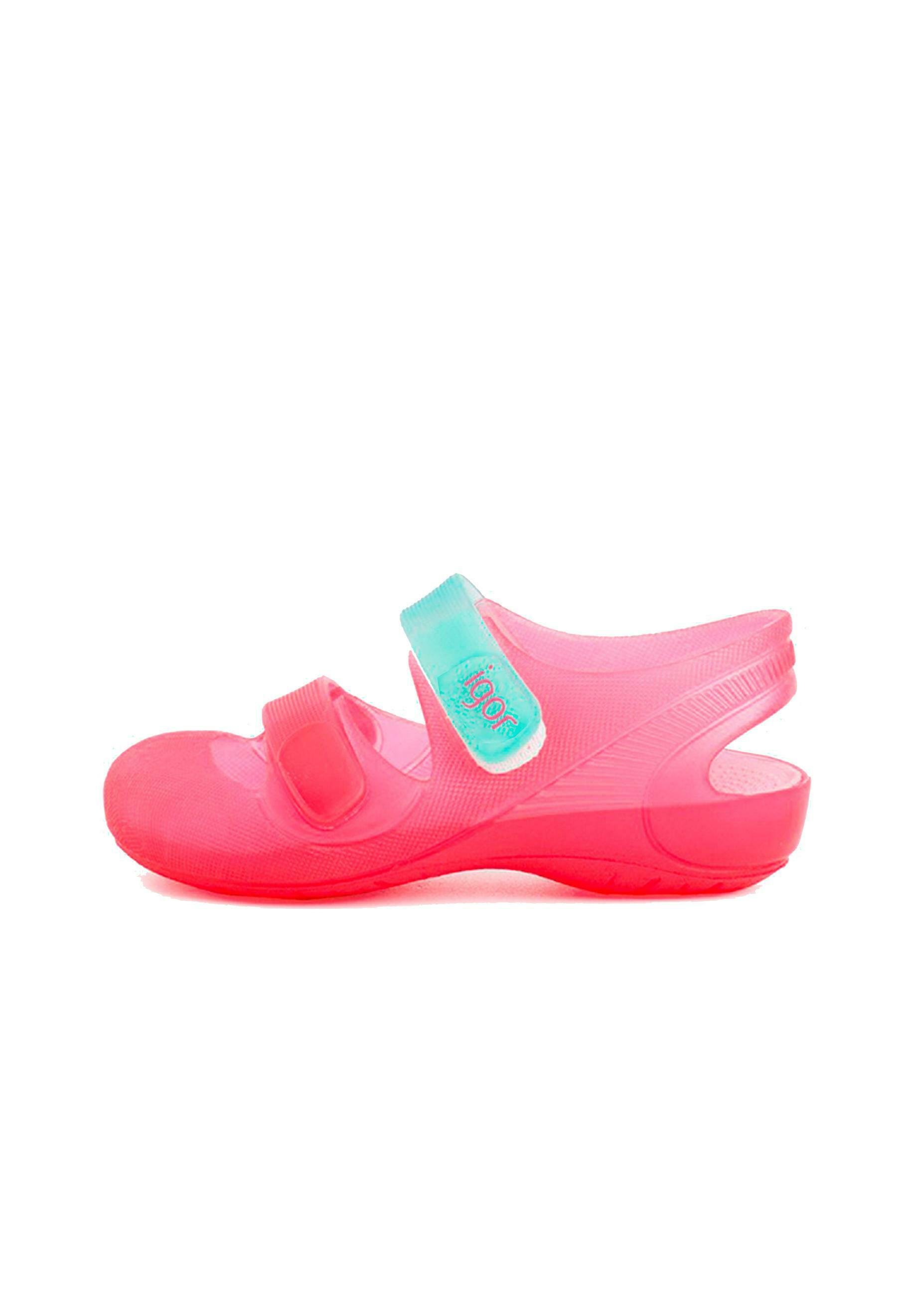 Pisamonas Chanclas de baño - fucsia y aguamarina/fucsia jaspeado -  Zalando.es