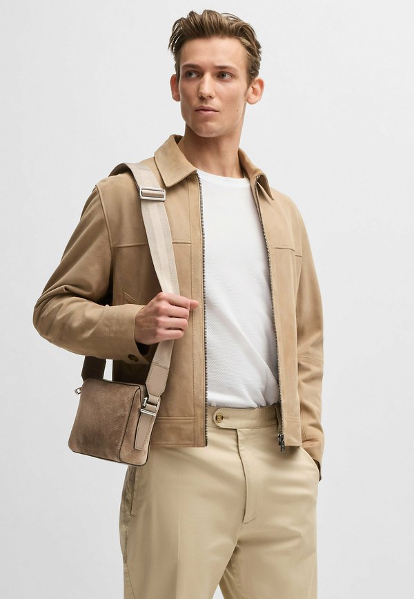 Cross body bag - open beige fourteen