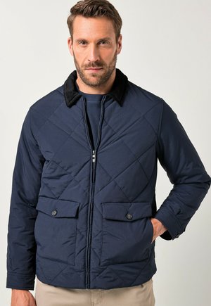 AWARE FUNCTIONAL QUILTED , SUSTAINABILITY, BLOUSON, WITH RECYCLED MATERIALS, - Vinterjakker - navy blue