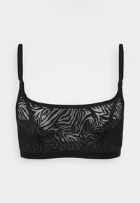 HOT SCOOP BRALETTE - Modrček z več načini zapenjanja/brez naramnic - iconic black