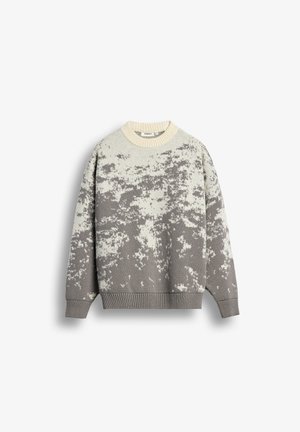 Burocs, PIXEL SWEATER UNISEX - Jersey de punto - grey