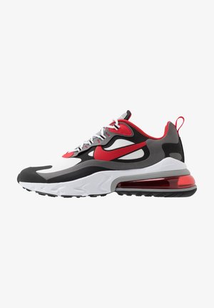 AIR MAX REACT - Sneakers laag - black/university red/white/iron grey/particle grey