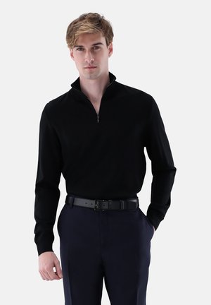 SAVERIO - Strickpullover - black