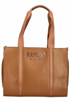 AGNESE SOFT - Bolso shopping - caramel cafe