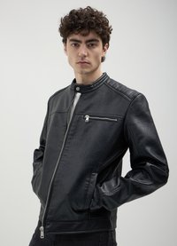 Calliope BIKER  - Giacca in similpelle - nero