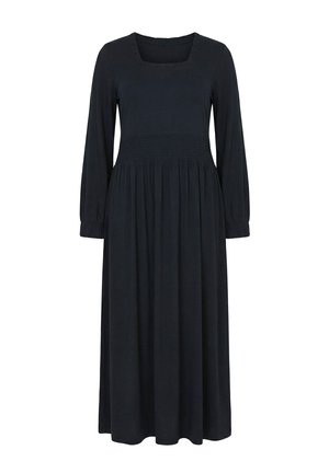 Ulla Popken, SQUARE NECK BALLOON SLEEVE DRESS - Robe de jour - black
