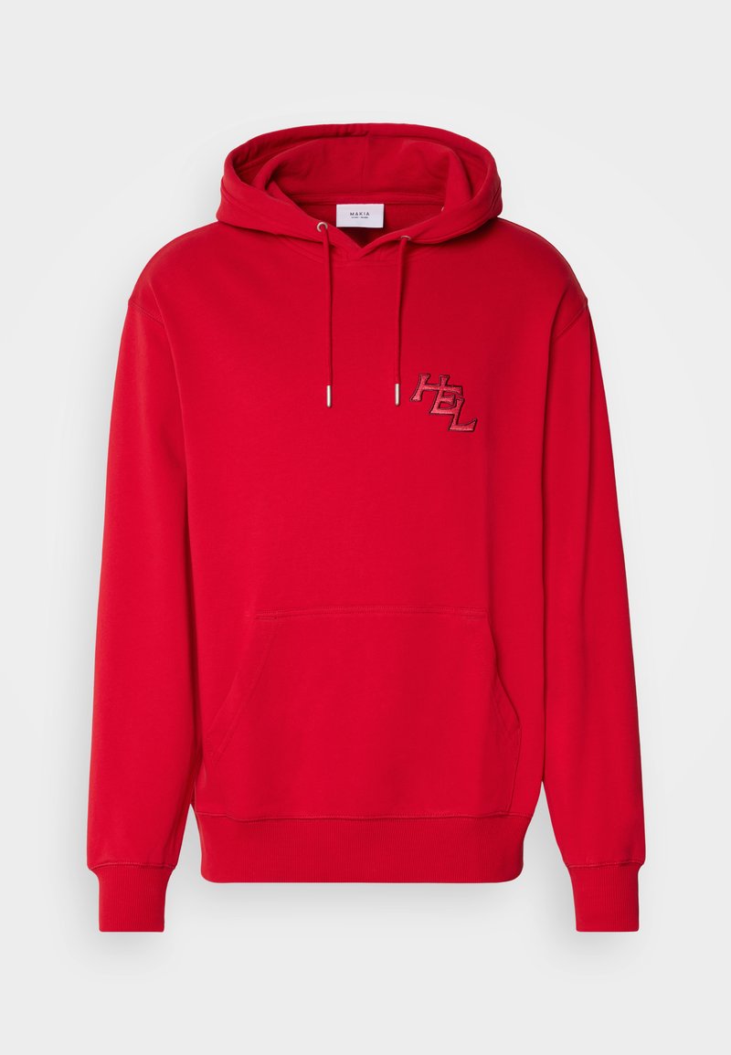 Makia Hoodie rood Makia Hoodie rood