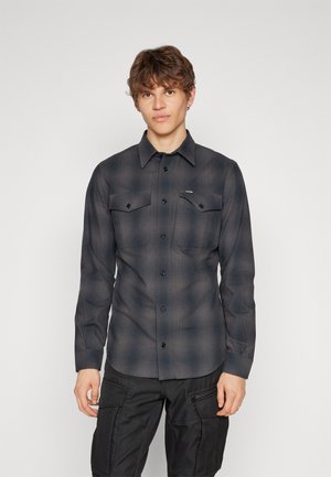 MARINE SLIM SHIRT - Vapaa-ajan kauluspaita - black