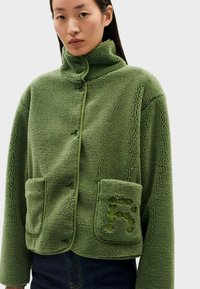 Thinking Mu KOURTNEY - Jakna od flisa - olive green