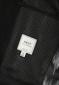 Next SLIM FIT TEXTURED STRIPE - Anzugsakko - black
