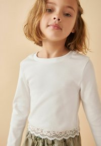 Next LONG SLEEVE  REGULAR FIT - Pitkähihainen paita - white