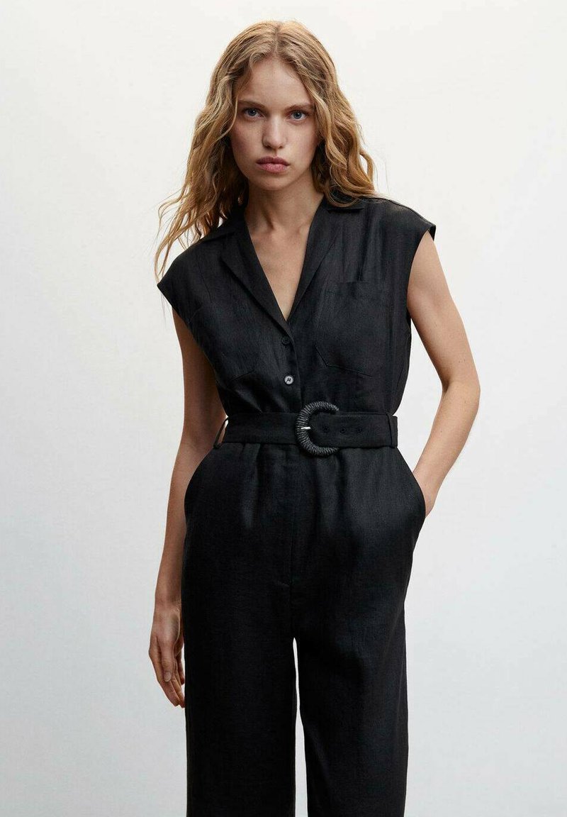 Mango QUITO Jumpsuit black/schwarz Zalando.at