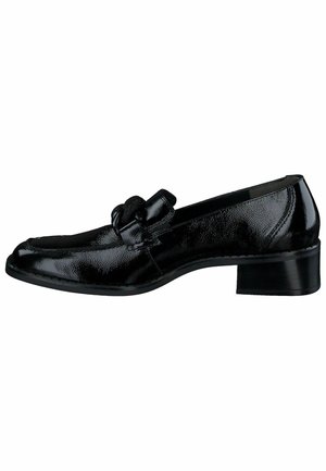 Slipper - knautschlack black