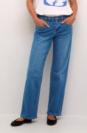 LONE - Jean droit - indigo blue denim