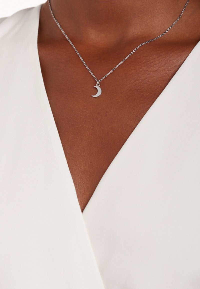 Lucardi LUNA - Ketting - silver-coloured