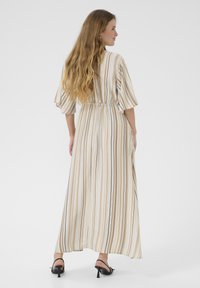 Culture Maksi suknelė - blue brown stripe