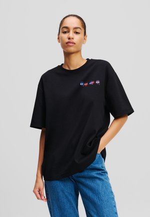 Print T-shirt - black