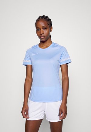 ACADEMY - Sports T-shirt - light marine/white/football grey/white