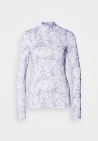 Scotch & Soda ALL OVER PRINTED MOCK NECK LONG SLEEVE - Topper langermet - dancer lavender