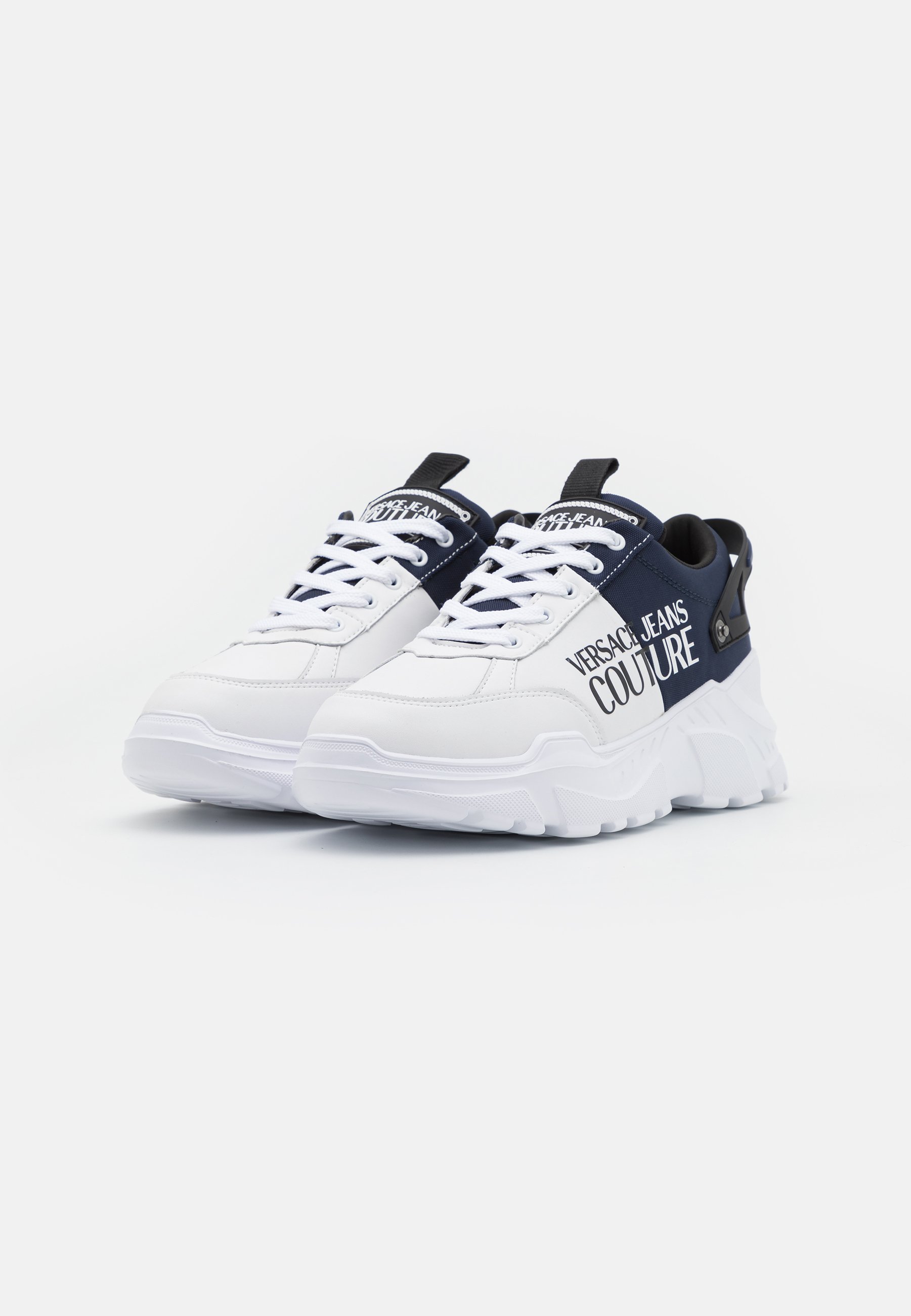 Versace Jeans Couture SPEEDTRACK - Sneakers basse - bianco/navy/bianco -  Zalando.it