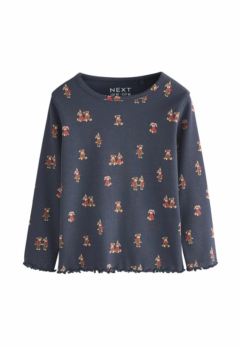 Next Top s dlhým rukávom - navy bunny