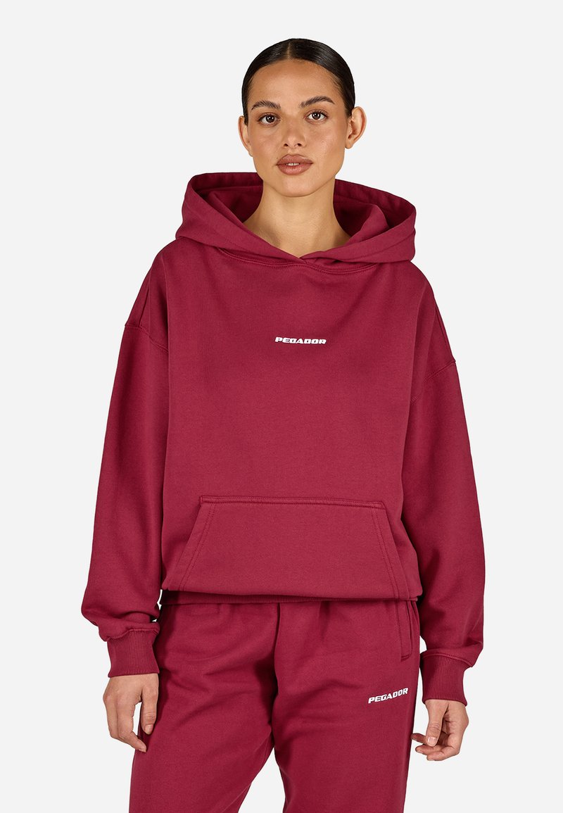 Pegador CLARITA - Mikina - washed burgundy white