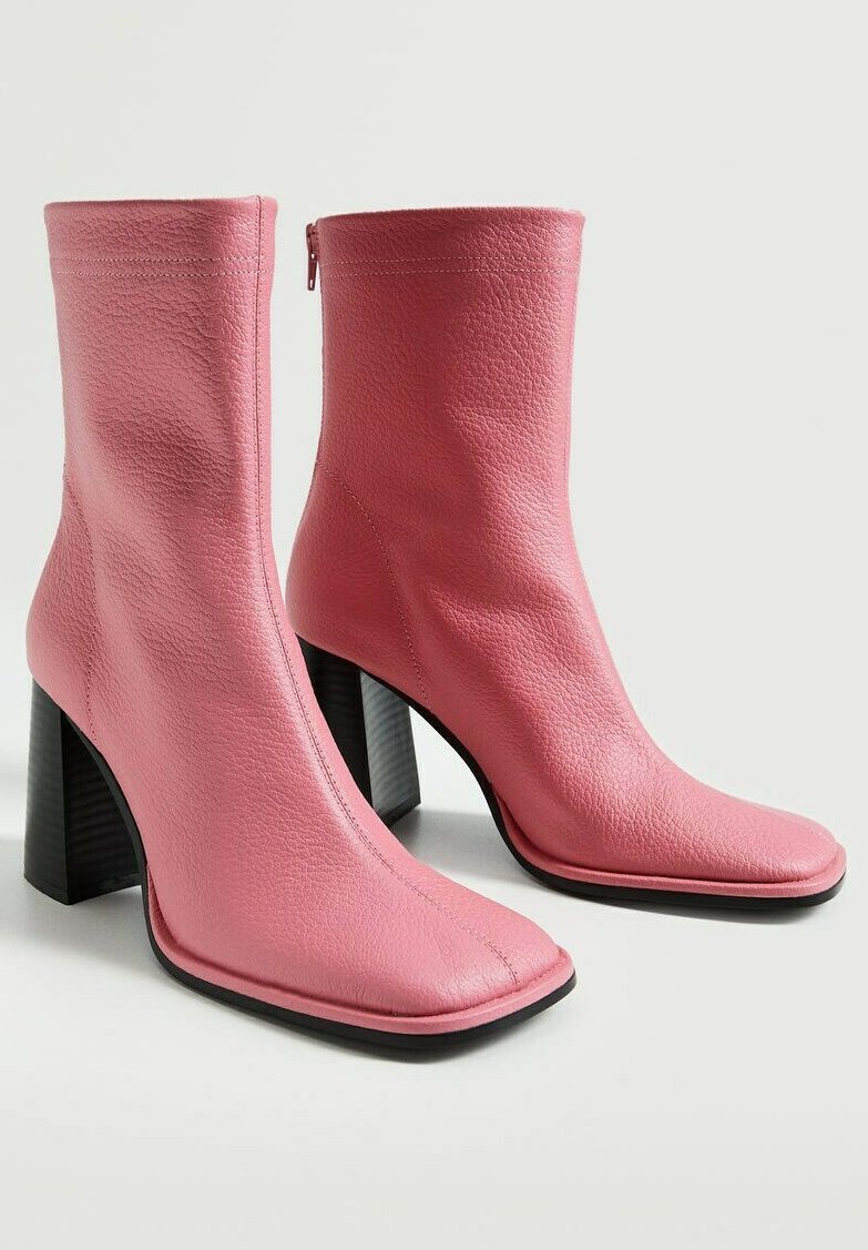 Mango PALOMA - Botines de tacón - rosa - Zalando.es