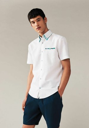 Next SHORT SLEEVE - REGULAR FIT - Chemise - white double collar