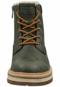 TOM TAILOR DENIM Botines con cordones - khaki