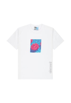 Element, ELEMENT MÄNNER APPAREL|TOPS ELYZT00661 - Print T-shirt - white blue