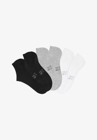 Unausgewählt, schwarz/hellgrau meliert/weiß