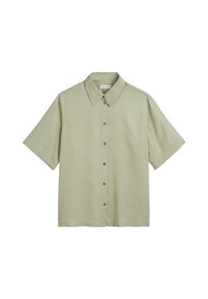 Marc O'Polo FLIESSENDE KURZARM-TWILL - Hemdbluse - smooth sage