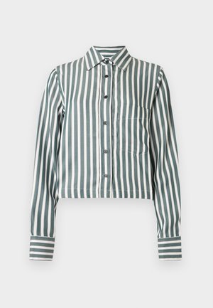 CROPPED CLASSIC SHIRT - Πουκαμίσα με κουμπιά - royal green