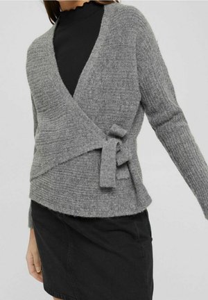 Strickjacke - gunmetal