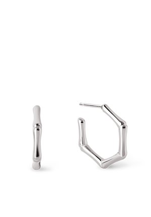 MINI BAMBOO - Ohrringe - silver-coloured