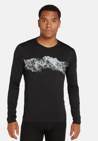 icebreaker CREWE REMARKABLES - Långärmad tröja - black