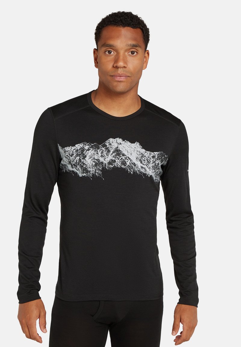 icebreaker CREWE REMARKABLES - Långärmad tröja - black