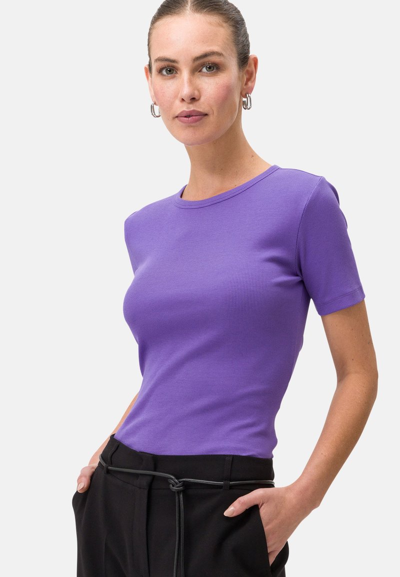 zero T-shirt basic - lilac flower