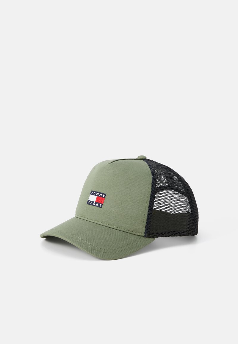 Tommy Jeans HERITAGE TRUCKER UNISEX - Kepuraitė - aruba green
