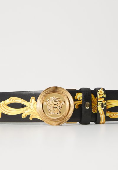 Versace REVERSIBLE BELT - Belt - black/gold-coloured