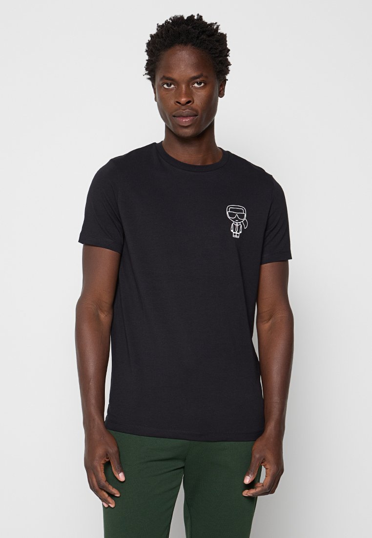 Karl Lagerfeld T-shirt basic donkerblauw