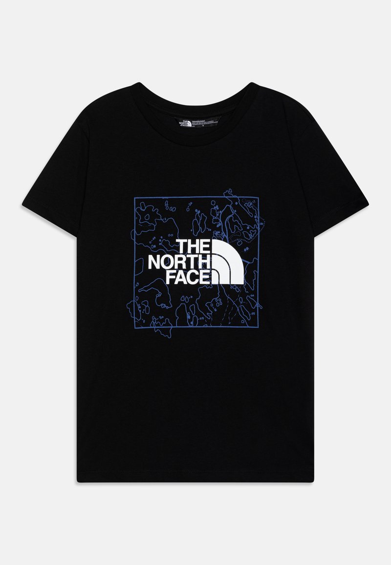 The North Face - NEW GRAPHIC TEE UNISEX - Print T-shirt - black/solar blue, Enlarge