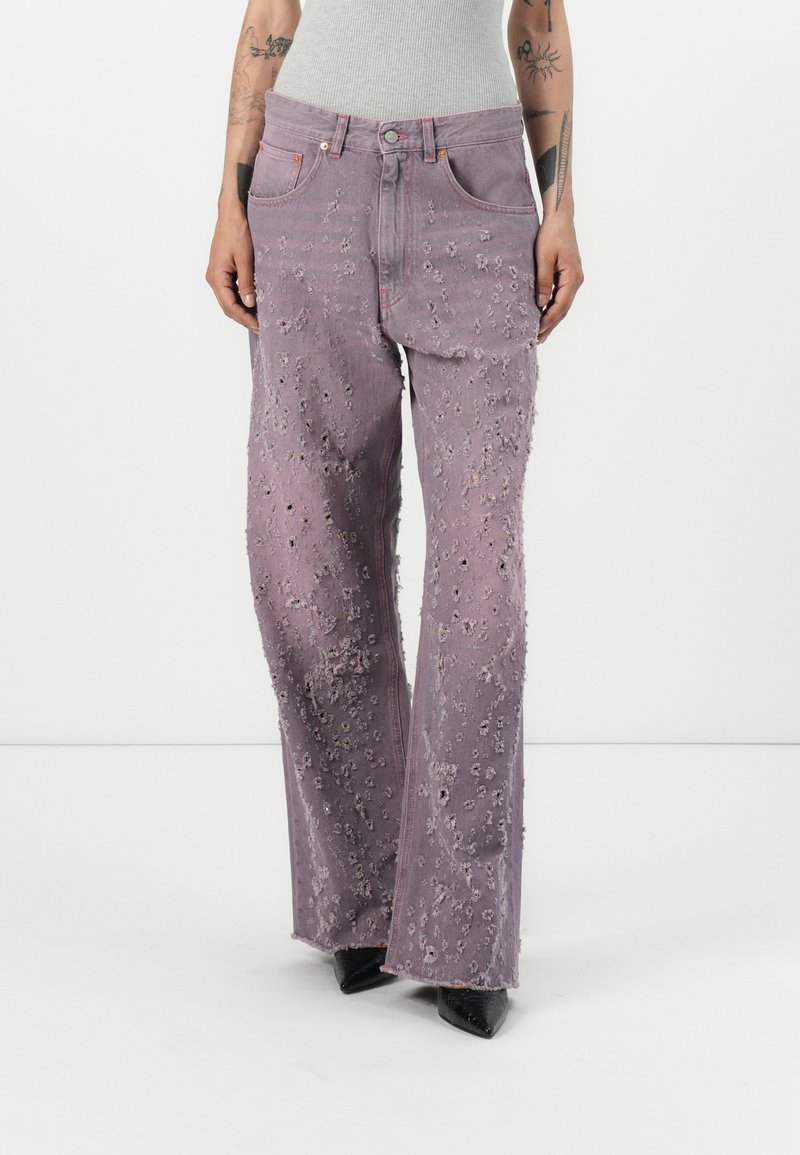 MM6 Maison Margiela Relaxed fit jeans donkerroze