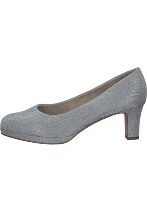 JANA  - Platform heels - silver glitter