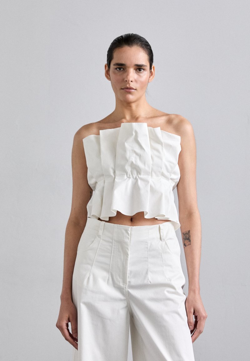 STAUD DOVER  - Débardeur - ivory